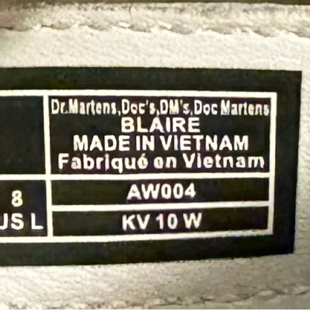Dr. Martens White and Black Platform Fisherman Sandals - Picture 5 of 6